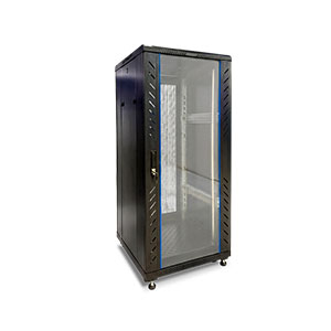 Rack Closed 42U 600W X1000D X 2055H Included-4FANS-1SHELF-BLACK COLOR-FINEN