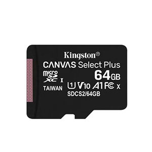 Kingston 64GB microSDXC Memory Card (SDCS2/64GB)