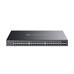 TP-Link SG3452XMPP Omada 48-Port Gigabit and 4-Port 10GE SFP+ L2+ Managed Switch with 40-Port PoE+ & 8-Port PoE++