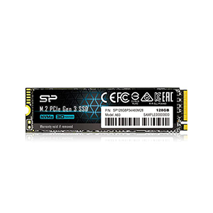 Silicon Power 128GB NVMe M.2 PCIe Gen3x4 2280 SSD (SP128GBP34A60M28)