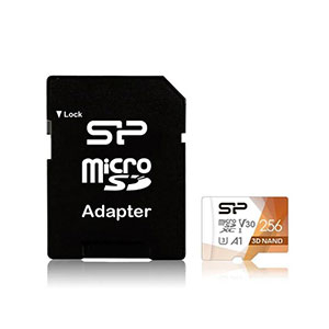 Silicon Power 256GB microSDXC Memory Card (SP256GBSTXDU3V20AB)