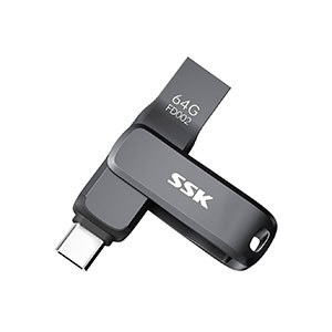 SSK FD002 64GB USB-A to USB-C USB Flash Drive