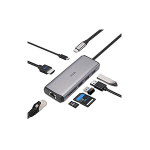 SSK SC202 Type-C Multi-function 8-in-1 Adapter