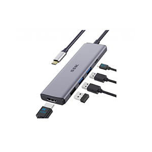 SSK SC212 Type-C Multi-function 5-in-1 Adapter