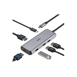 SSK SC216 Type-C Multi-function 6-in-1 Adapter