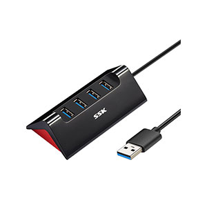 SSK USB Hub SHU835 USB3.0 4-Ports Cable 1m