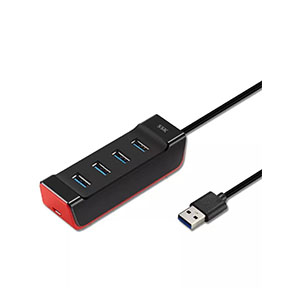 SSK USB Hub SHU850 USB3.0 4-Ports Cable 1m
