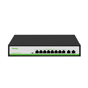 Tiandy TC-P3S010 8-Port PoE Switch (8*10/100Mbps PoE Ports)