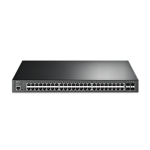 TP-Link TL-SG3452XP JetStream 48-Port Gigabit and 4-Port 10GE SFP+ L2+ Managed Switch with 48-Port PoE+