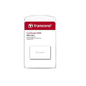 Card Reader Multi Transcend USB 3.1 White (TS-RDF8W2)