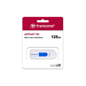 USB Flash Drive 128GB Jet Flash 790 Transcend USB3.1 white (TS128GJF790W)