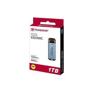 SSD External 1TB ESD300C Transcend USB-Type-C, SKY Blue (TS1TESD300C)