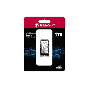 SSD Internal 1TB M.2, 2242 PCIe Transcend Gen4x4 NVMe, 3D TLC, DRAM-less (TS1TMTE410S)