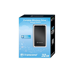 External SSD 32GB Cloud 10K Transcend Wireless TS32GSJC10K