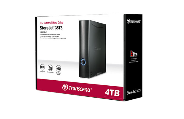 External HDD 3.5'' 4TB StoreJet T3 SATA TS4TSJ35T3 Transcend USB 3.0/3.1 (3Y)