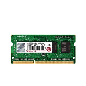 Ram 4GB DDR3L-1600Mhz SO-DIMM Transcend (TS512MSK64W6H)