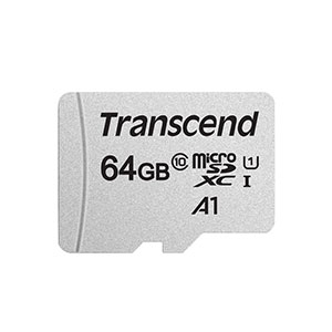 Transcend 64GB USD300S microSD Memory Card (TS64GUSD300S)