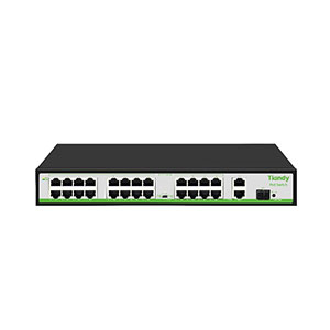 Tiandy TC-P3S027 24-Port PoE With 2port Gigabit Switch