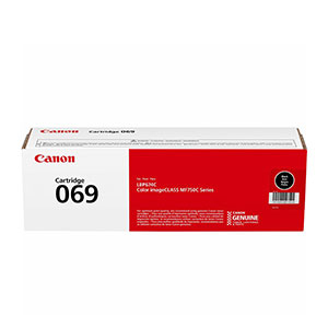 Toner Original Canon 069 Black Cartridge for Printer MF753cdw/LBP674cdw/MF751cdw (2,100pages)