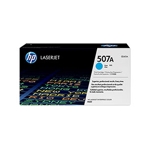 Toner HP Laser 507A Cyan Original Cartridge (CE401A) 6,000Pages for M551dn