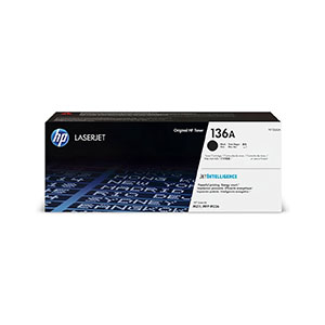 HP 136A Black Original LaserJet Toner Cartridge (W1360A) for M211, M236 ~1150pages