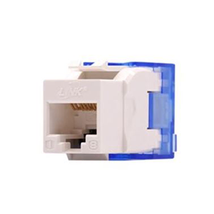 LINK CAT6 RJ45 Modular JACK, Slim, White (US-1006SL)