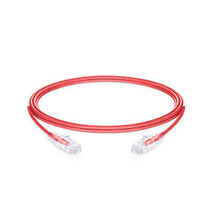 LINK CAT6 RJ45 PATCH CORD, LSZH 1M RED (US-5101LZ-2)