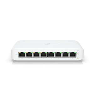 biquiti UniFi Switch Lite 8 PoE 8Port Layer 2 Switch (USW-Lite-8-POE)