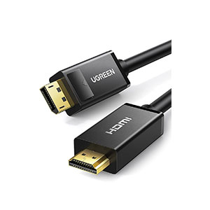 UGREEN 4K DisplayPort Male to HDMI Male Cable 5M Black (10204)
