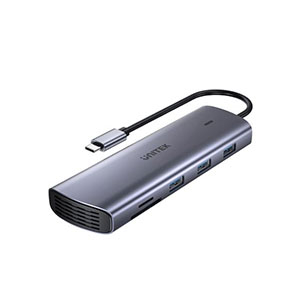 Unitek D1113A 9in1 USB-C Hub with Dual Display, Dual Card Reader and 100W PD