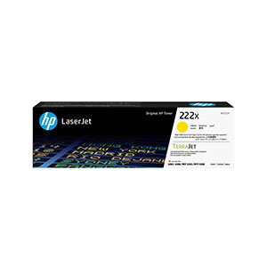 Toner HP LaserJet 222X Yellow Cartridge (W2222X) 2,500 pages for printer 3303fdw & 3303SDW