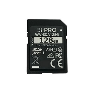 i-PRO WV-SDA128G 128GB SDXC/SD Class10-V30 Memory Card