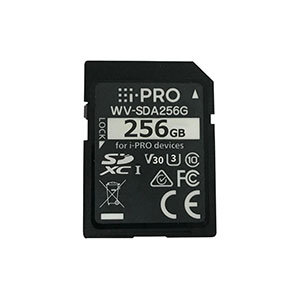 i-PRO WV-SDA256G 256GB SDXC/SD Class10-V30 Memory Card
