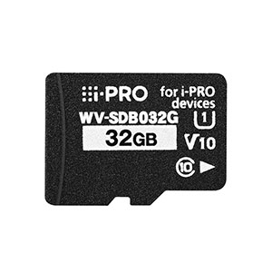 i-PRO WV-SDB032G​ 32GB microSD Class10/V10 Memory Card