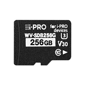 i-PRO WV-SDB256G​ 256GB microSD Class10/V30 Memory Card
