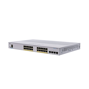 Cisco CBS250 Smart managed Switch 24-port GE, 4x1G SFP, PoE (CBS250-24P-4G-EU)