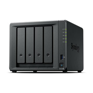 Synology DiskStation DS425+ 4 Bays NAS, RAM 2GB (up to 6GB),​ Built-in M.2 Drive 2Slots