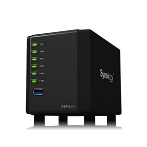 Synology DS419slim 4 Bay NAS