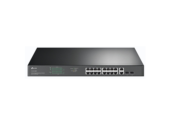 TP-Link TL-SG1218MP 18-Port Gigabit Rackmount Switch with 16 PoE+