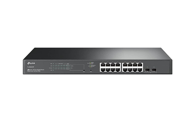 TP-LINK TL-SG2218P JetStream 18-Port Gigabit Smart Switch with 16-Port PoE+