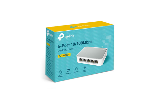 TP-Link TL-SF1005D 5-Port 10/100Mbps Desktop Switch