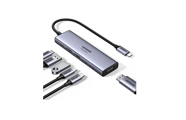 UGREEN USB-C to HDMI 6 in 1 Docking Station Adapter (35999) - 1