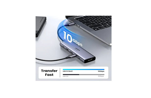 UGREEN USB-C to HDMI 6 in 1 Docking Station Adapter (35999) - 3